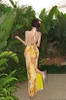 Đầm cổ yếm họa tiết loang màu_Y45