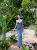Đầm ren dáng dài ôm body_Y46