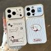 Ốp lưng Cún Puppy line art_O126 (Iphone, Huawei, Honor, OPPO, Vivo, Xiaomi & Redmi)
