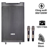 Loa Acnos Top 530, Bass 50cm, Công Suất 300W, Bluetooth, 2 Tay Micro