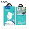 Bộ sạc TypeC-TypeC 20W HOCO C104A