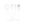 Cáp sạc 3in1 3 đầu Lighting, TypeC Apple watch