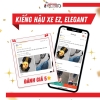Kiếng hậu xe EZ, Elegant 50cc/100cc, mã VD3 [Chính hãng SYM]