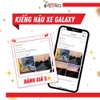 Kiếng hậu xe số SYM Galaxy chân kiếng 10ly [Chính hãng SYM]
