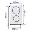 Bếp từ đôi Arber AB001 chính hãng