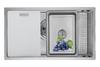 Chậu rửa bát GrandX GX7845V Volcano - Inox 304 Chống Xước 780mm