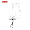 Vòi rửa bát Konox Alto Nickel - Dây rút thông minh
