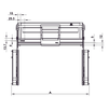 Rổ nâng hạ Utensio Plus H2 Khay đơn 504.68.374 | Màu Than Chì (700mm)