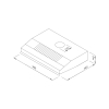 Máy hút mùi Classic Malloca H342.9 NEW