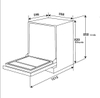 Máy rửa chén KAFF KF-CARYA1FW - Thổ Nhĩ Kỳ