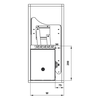 Rổ nâng hạ Hafele LENTO 504.76.010 | Inox 304 Lưới tròn (700mm)