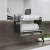 Giá bát nâng hạ Eurogold EVI170G (EVI970G) - Inox 304 Khung màu ghi