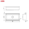 Chậu rửa bát Workstation Undermount KN8644SU Dekor | Inox 304 chống xước