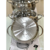 Nồi Đơn Inox 3 Đáy Arber AN-24C 24cm Có Nắp Kính
