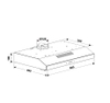 Máy hút mùi Hafele HC-BI70B 538.86.095 – Thiết kế cổ điển