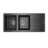 Chậu rửa bát đá Konox Phoenix 1160 Black