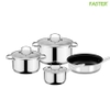 Bộ nồi chảo 4 món Inox 304 FS COMFORT