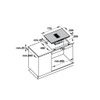 Bếp từ kết hợp hút mùi Hafele HC-IHH77D - 536.61.655