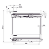 Rổ gia vị Hafele Utensio Plus H2 545.14.321 | Màu Than Chì (150mm)