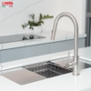 Vòi rửa bát Konox Reno - Inox SS304 nguyên khối