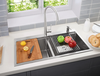 Chậu rửa bát 2 hố Nobinox Liken NL785