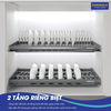 Giá bát cố định Eurogold EPV8080 (EPO8380VX) - Inox 304 nan Oval