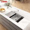 Chậu rửa bát Konox Dekor 8044SU - Linen mới chống xước