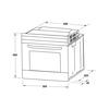 Lò nướng Hafele HO-2K65A 538.61.431 – Dung tích 65 lít
