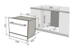 Máy rửa chén bán âm KAFF KF-BISW800