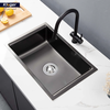 Chậu rửa bát Kluger KU8121B – S68 | Inox POSCO 304 liền khối