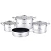 Bộ nồi inox 304 Spelier Venus – Đáy 3 lớp, chảo chống dính ILAG