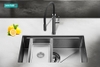 Chậu rửa bát GrandX GX6845V Volcano - Công nghệ chống xước đỉnh cao