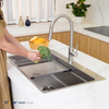 Chậu rửa bát Kluger KF8850FS Plus – POSCO 304 Linen chống xước