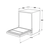 Máy rửa chén Hafele HDW-F60EB (538.21.310) - Series 600 - 14 Bộ