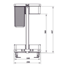 Rổ đa năng Hafele Utensio Plus H2 545.14.301 | Màu Than chì (300mm)