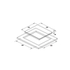 Bếp từ 3 vùng nấu Hafele HC-I6032B - Nhập Thổ Nhĩ Kỳ - 533.09.901