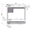 Rổ đa năng Hafele Utensio Plus H2 545.14.301 | Màu Than chì (300mm)