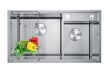 Chậu rửa bát 2 hố GrandX GX8648DS Smooth - Inox 304 Cao Cấp