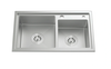Chậu rửa bát 2 hố Nobinox Liken NL786