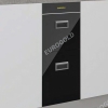 Thùng gạo mặt gương 2 tầng Eurogold B322 (GB322B)