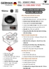 Bếp từ công nghiệp Fuger FG-X50CC PRO 5000W kính lõm đa năng