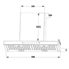 Máy hút mùi Chefs EH-R105E7G – Công suất 1100m3/h, Tự làm sạch