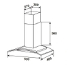 Máy Hút Mùi KAFF KF-GBT9007 - Kính Cong 90cm