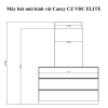 Máy hút mùi kính vát cảm biến vẫy tay - Canzy CZ VDC ELITE