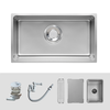 Chậu rửa bát Kluger KU7844FS Plus – Inox 304, Nano Ceramic cao cấp