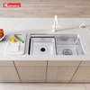 Chậu rửa bát KONOX Tari 780SM phong cách Nhật bề mặt mịn.