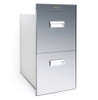 Thùng gạo mặt gương 2 tầng Eurogold B323 (GB322S)