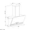 Máy hút mùi áp tường Malloca DRIVE F-152B