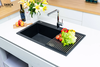 Chậu rửa bát đá Granite 1 hố TASCA MITO NT861B - Nhập khẩu Ý