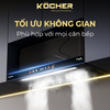 Máy hút mùi Turbo Smart 3D X3D-350D - Màn hình đa sắc - Vẫy tay